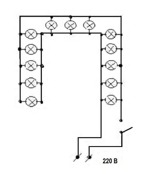 Backlight connection diagram