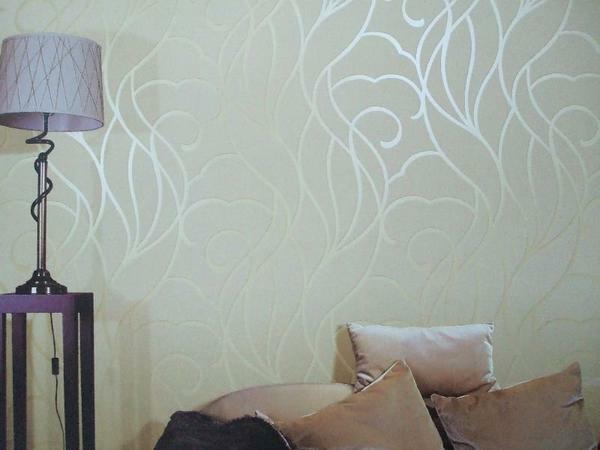 Designers are advised to choose a smooth non-woven wallpaper for painting, because they are ecologically and safe for health