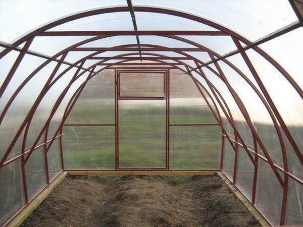 The frame for a greenhouse can be made by own hands