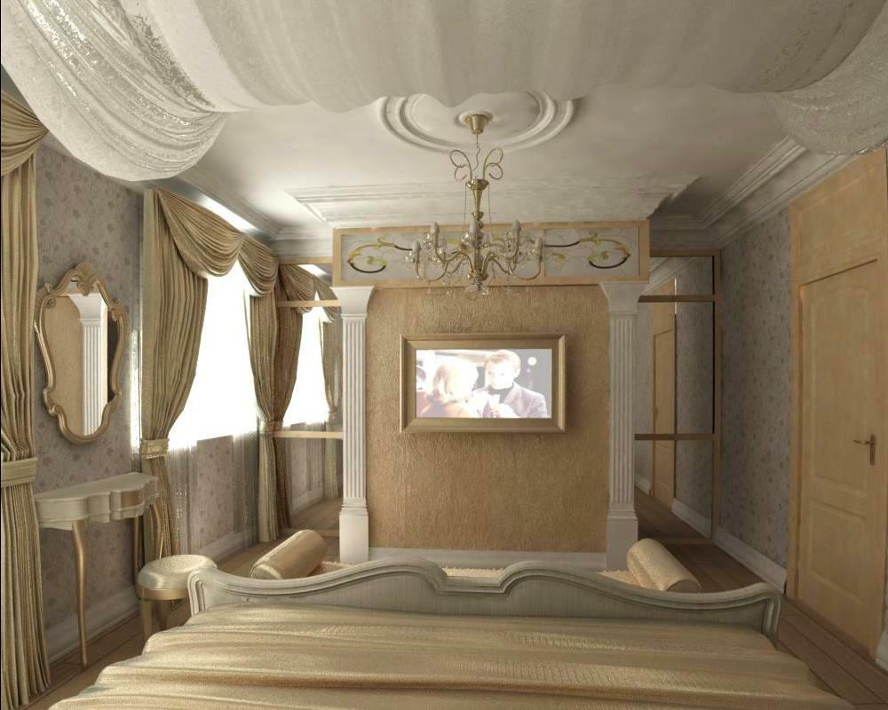 Moderan dizajn spavaća soba 16 m²: lijep interijer soba u engleskom stilu