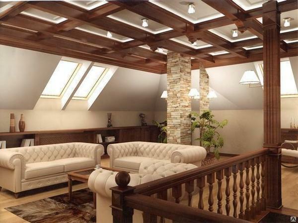 Coffered ceilings look stylish in a modern interior, although their age is more than one century