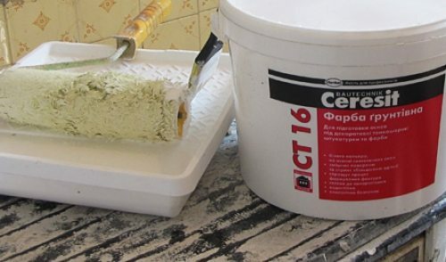 Podkład Ceresit - powłokę o wysokiej jakości, aby przygotować powierzchnie do wykańczania