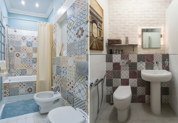 The combination of tile-patchwork 