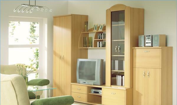 Recoger una mini pared de la sala de estar se debe basar en el tamaño y la funcionalidad de la habitación