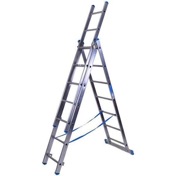 Before you start working with the three-section sliding ladder, you should definitely familiarize yourself with the basic safety rules
