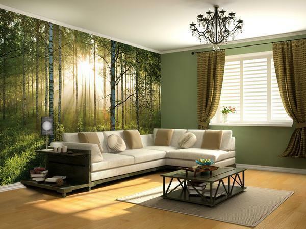 Inexpensive and practical option - wallpapers that make the room cozy and warm, or strict and laconic