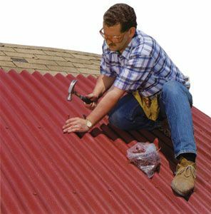 Repair slate roof