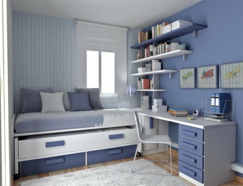 design of the room for a teen boy