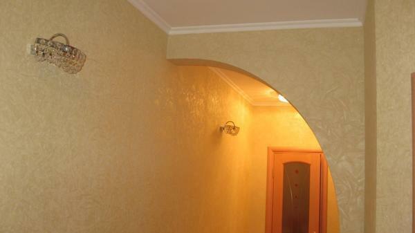 Arches in the hall from the plasterboard photo: the hallway and the corridor are beautiful