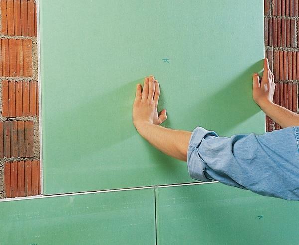 Drywall will help to effectively remove depressions or roughness of walls