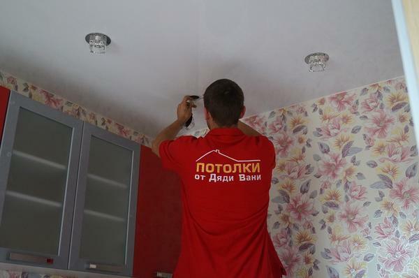 The process of installing a stretch ceiling is quite simple, and, as a rule, does not take much time