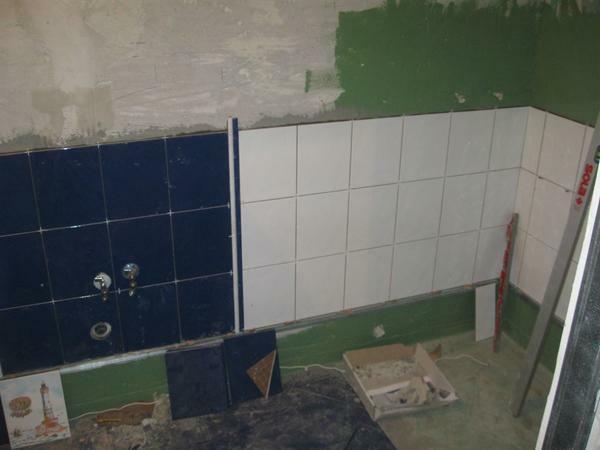 Before you start laying the tiles, you should familiarize yourself with the progress of the repair work in advance