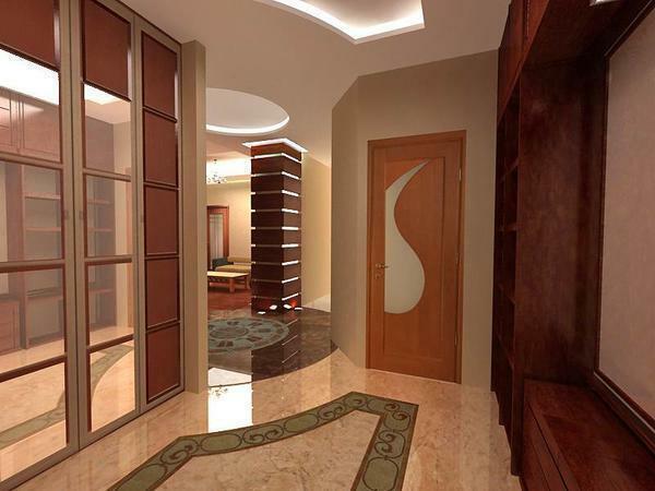 Particular attention in the arrangement of the hallway and the corridor, experts recommend turning to the finish of the floor and the choice of flooring