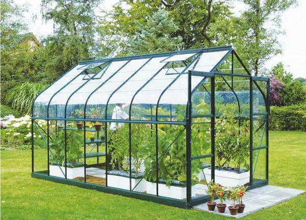 Greenhouse kaca - sangat handal dan tahan lama desain