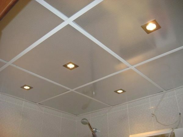 The surface of the false ceiling is much higher stretched film