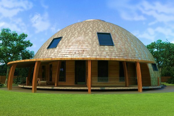 Dome house - a novelty in housing construction, is rapidly gaining popularity