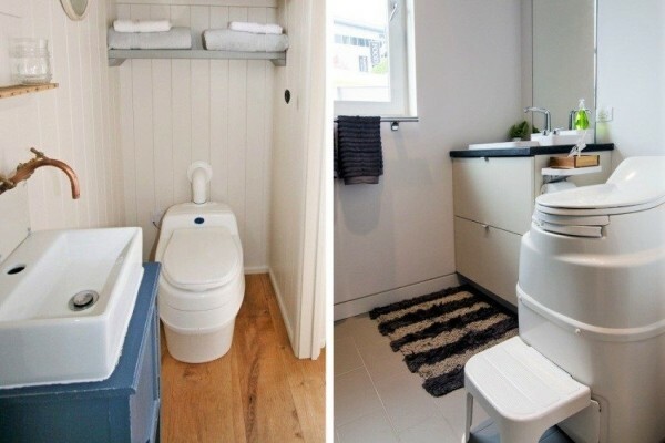  Toilette biologica può essere installato in qualsiasi casa di campagna