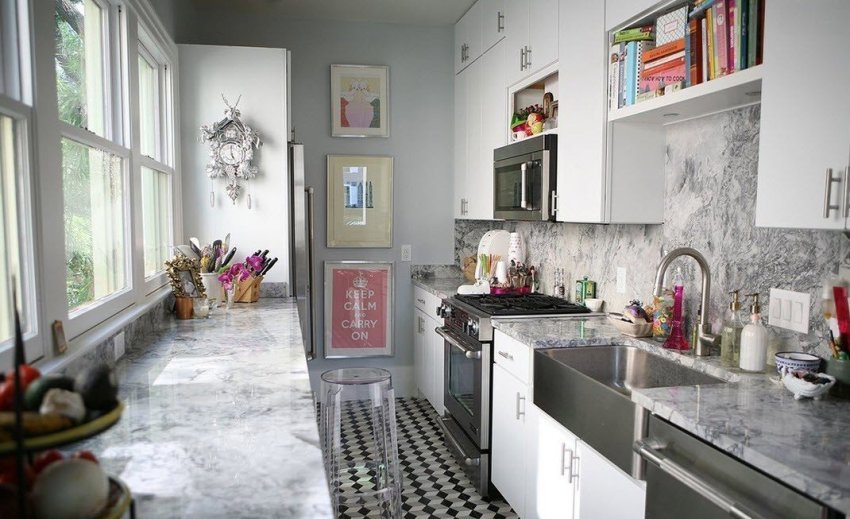 Decorar as paredes da cozinha: opções de design, a escolha de materiais