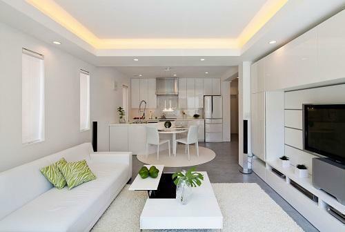 Skapa en design kök, vardagsrum, använder modern design drifttid